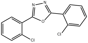 2,5-Bis(2-chlorophenyl)-1,3,4-oxadiazole 结构式