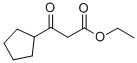 3-CYCLOPENTYL-3-OXO-PROPIONIC ACID ETHYL ESTER 化学構造式