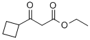 3-CYCLOBUTYL-3-OXO-PROPIONIC ACID ETHYL ESTER Struktur