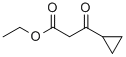 3-シクロプロピル-3-オキソプロピオン酸エチル 化学構造式