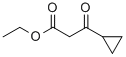 3-CYCLOPROPYL-3-OXO-PROPIONIC ACID ETHYL ESTER Struktur