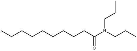 N,N-ジプロピルデカンアミド 化学構造式