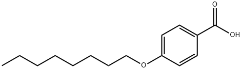 4-n-Octyloxybenzoic acid Struktur