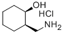 CIS-2-アミノメチル-1-シクロヘキサノール塩酸塩 化学構造式