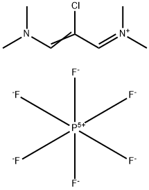 2-Chloro-1,3-bis(dimentylamino)trimethinium hexafluorophosphate 化学構造式