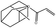 アクリル酸2-メチルアダマンタン-2-イル 化学構造式