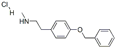 N-甲基-4-苄氧基苯乙胺, 24958-41-6, 结构式