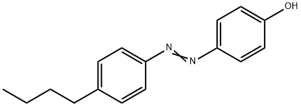 4-(4-丁基苯基偶氮)苯酚,2496-21-1,结构式