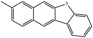 8-メチルベンゾ[b]ナフト[2,3-d]チオフェン 化学構造式