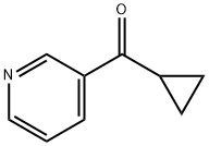 シクロプロピル(3-ピリジル)ケトン 化学構造式