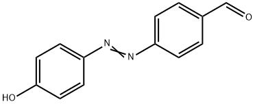 Benzaldehyde, 4-[2-(4-hydroxyphenyl)diazenyl]- 结构式