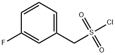 (3-FLUORO-PHENYL)-METHANESULFONYL CHLORIDE Structure