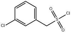 (3-CHLORO-PHENYL)-METHANESULFONYL CHLORIDE Structure