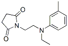 1-[2-[エチル(3-メチルフェニル)アミノ]エチル]ピロリジン-2,5-ジオン 化学構造式