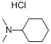 N,N-ジメチルシクロヘキサンアミン・塩酸塩 化学構造式