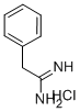 2-PHENYLETHANIMIDAMIDE HYDROCHLORIDE Structure