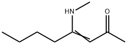 3-Octen-2-one, 4-(methylamino)- Structure