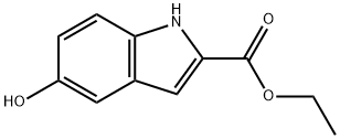 5-羟基吲哚-2-甲酸乙酯,24985-85-1,结构式