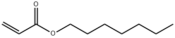 プロペン酸ヘプチル 化学構造式