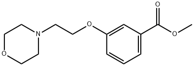 METHYL 3-(2-MORPHOLIN-4-YLETHOXY)BENZOATE Structure