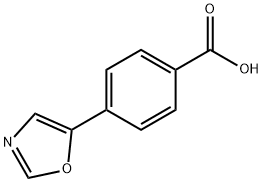4-(1,3-オキサゾール-5-イル)安息香酸 化学構造式