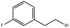 1-(2-ブロモエチル)-3-フルオロベンゼン 化学構造式