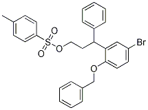 Benzenepropanol, 5-broMo-g-phenyl-2-(phenylMethoxy)-, 4-Methylbenzenesulfonate (9CI) Structure