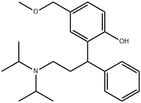 (R)-4-(羟甲基)-2-(3-(异丙基氨基)-1-苯基丙基)苯酚 结构式