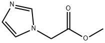 1H-イミダゾール-1-イル酢酸メチル 化学構造式