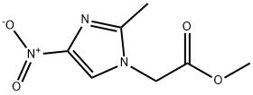 (2-甲基-4-硝基-1H-咪唑基-1-基)乙酸甲酯, 25023-24-9, 结构式