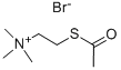 S-アセチルチオコリン·ブロミド 化学構造式