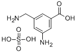 3-AMINOMETHYL-5-AMINOBENZOIC ACID SULFATE Struktur