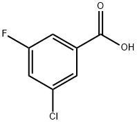 3-氯-5-氟苯甲酸 结构式