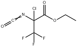 ETHYL 2-CHLORO-3,3,3-TRIFLUORO-2-ISOCYANATOPROPANOATE Struktur