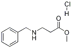 3-(苄基氨基)丙酸甲酯盐酸盐, 25027-59-2, 结构式
