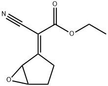 Acetic acid, cyano-6-oxabicyclo[3.1.0]hex-2-ylidene-, ethyl ester, (2E)- (9CI) Struktur