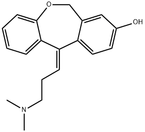 (Z)-8-Hydroxy Doxepin Structure