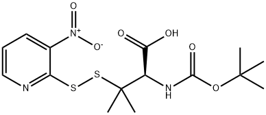 BOC-PEN(NPYS)-OH, 250375-03-2, 结构式