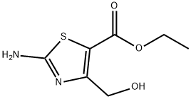 5-Thiazolecarboxylicacid,2-amino-4-(hydroxymethyl)-,ethylester(7CI,8CI,9CI) 结构式