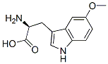 (αS)-5-メトキシ-α-アミノ-1H-インドール-3-プロパン酸 化学構造式