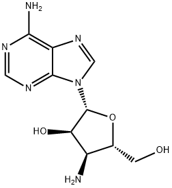 3-氨基-D-腺苷酸, 2504-55-4, 结构式