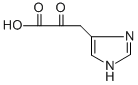 3-(4-Imidazolyl)-2-oxopropionic acid Struktur