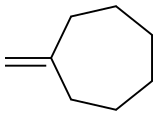 methylidenecycloheptane 结构式