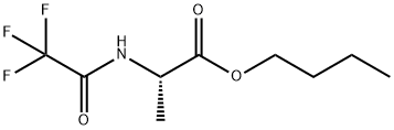 N-(トリフルオロアセチル)-L-アラニンブチル 化学構造式