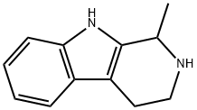 1-メチル-1,2,3,4-テトラヒドロ-9H-ピリド[3,4-b]インドール 化学構造式