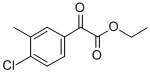 ETHYL 4-CHLORO-3-METHYLBENZOYLFORMATE Struktur