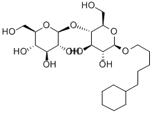 5-CYCLOHEXYLPENTYL Β-D-MALTOSIDE, 250692-65-0, 结构式