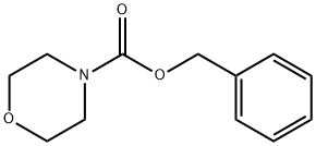 モルホリン-4-カルボン酸ベンジル 化学構造式
