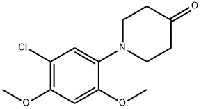 1-(5-CHLORO-2,4-DIMETHOXYPHENYL)-4-PIPERIDONE Structure