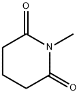2,6-Piperidinedione, 1-methyl- 化学構造式